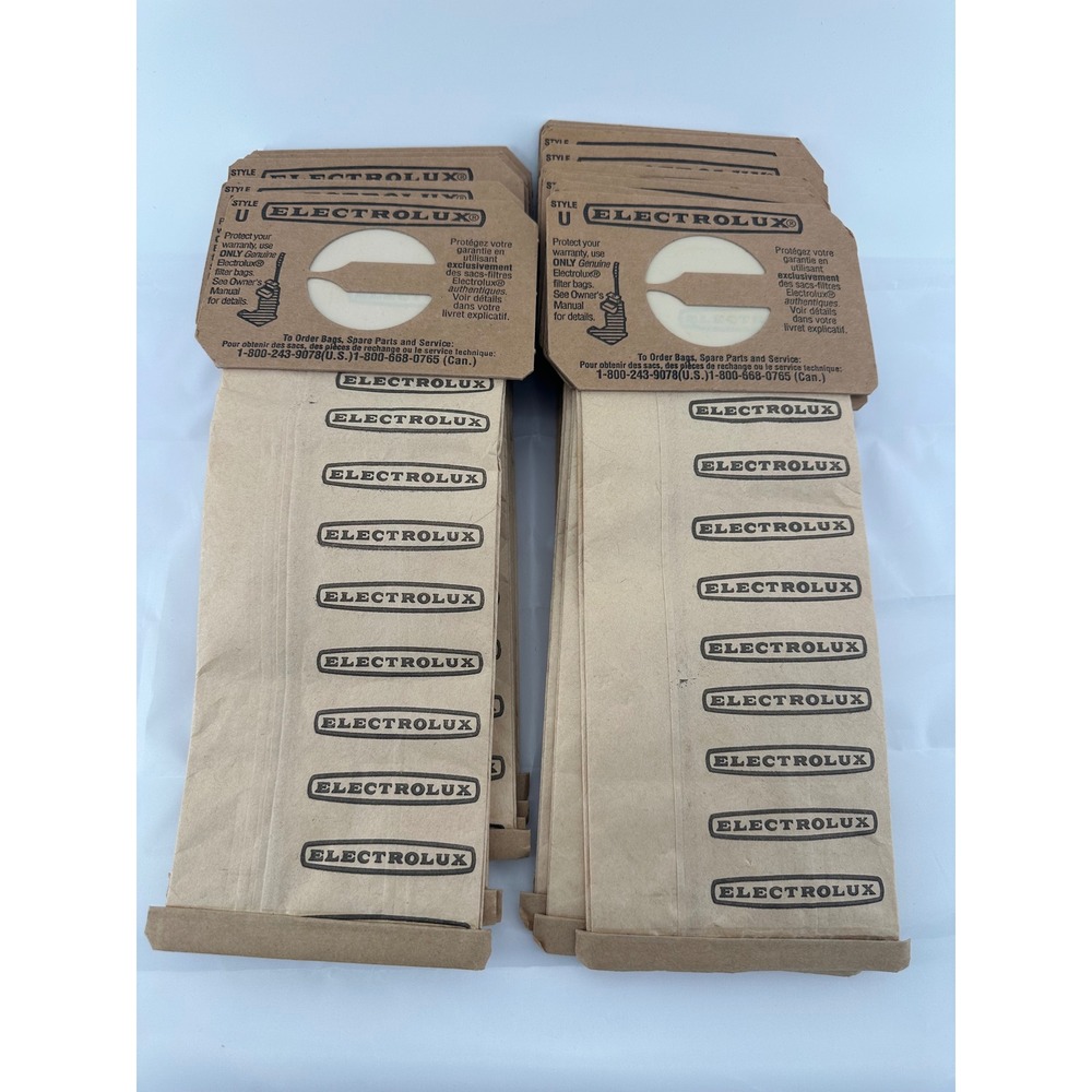 Electrolux Style U Vacuum Cleaner Bags‎ 10 Count Genuine Replacement